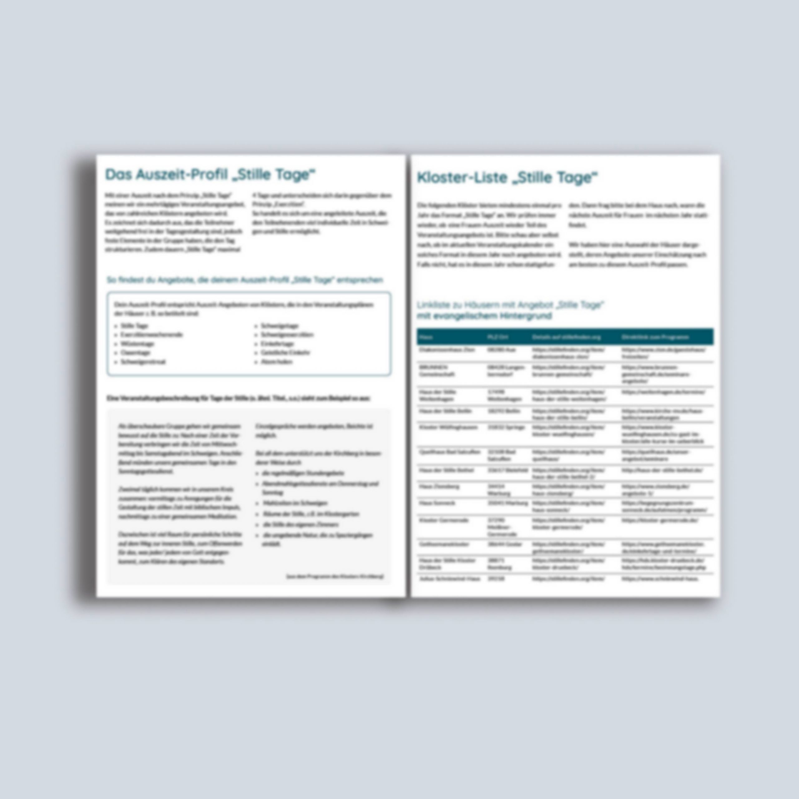 Auszeit-Guide “Stille Tage" – Bild 2